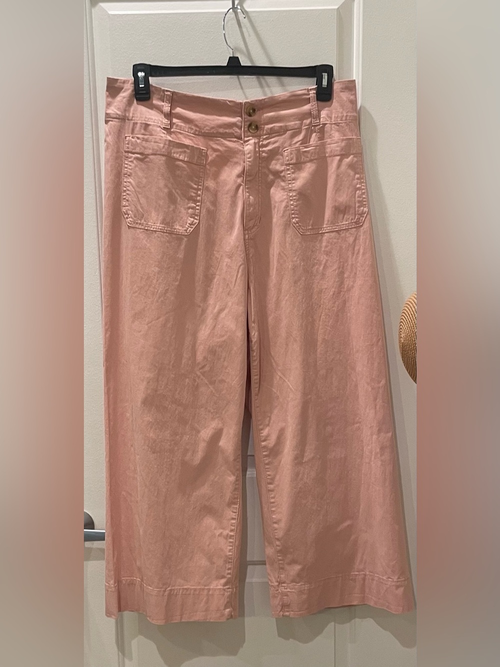 NEW…LC Lauren Conrad Super High-Rise Wide-Leg Crop Pants - Picture 1 of 4